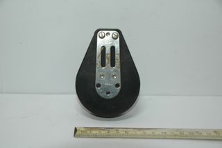 polea náutica simple y doble para guiar cabos