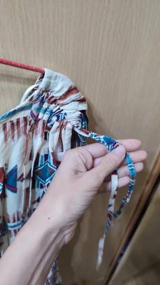 Vestido o camiseta larga estampada