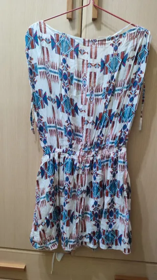 Vestido o camiseta larga estampada