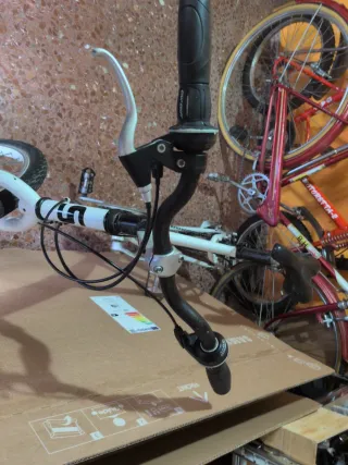 Bicicleta Shimano Blanca