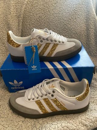 Adidas Samba Glitter Gold 38