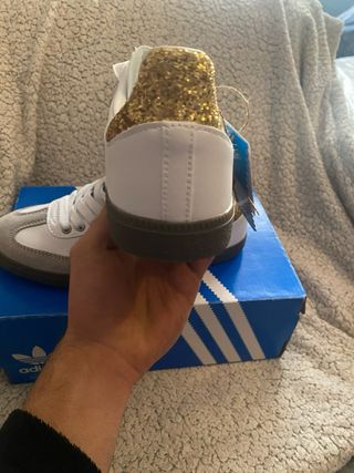 Adidas Samba Glitter Gold 38