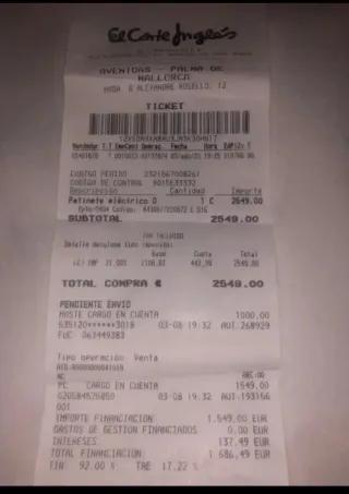 Patinete Eléctrico INOKIM OX ECO