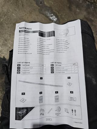 Moldura delantera Nissan Juke