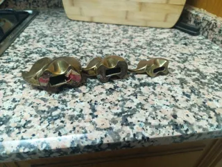 Set 3 Elefantes Bronce Decorativos