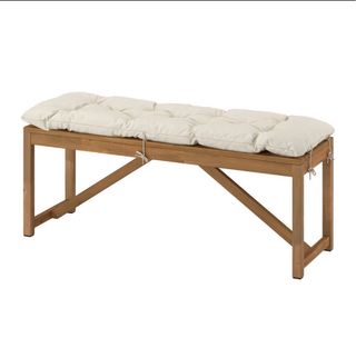 Banco de madera largo para casa o terraza