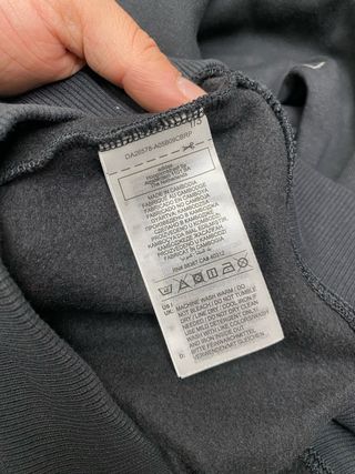 Adidas Moletom Estampado Preto Tamanho M