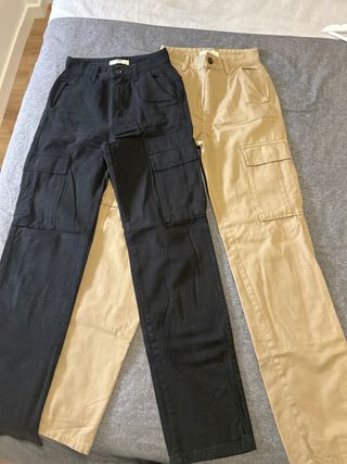 Lote 2 Pantalones Cargo Sin Estrenar