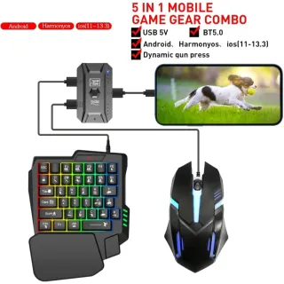 Combo Teclado y Mouse Gaming Móvil