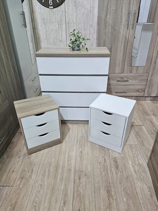 OFERTON DE MESITAS DE NOCHE Y COMODA