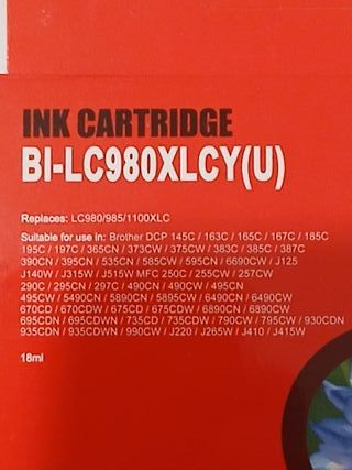 Cartuchos de tinta para impresoras Brother DCP