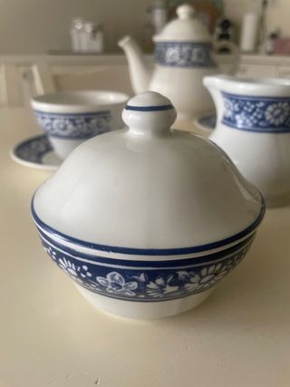 Juego de té inglés porcelana