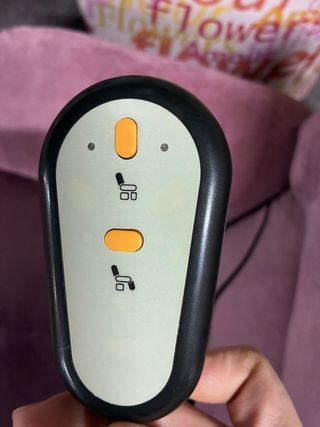 Sillón eléctrico piel de melocotón