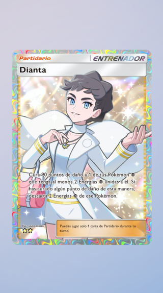 Carta Entrenador Pokémon Dianta