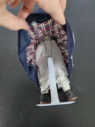 Muñeca de porcelana antigua