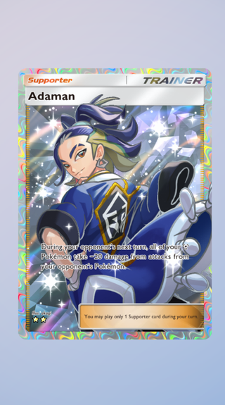 Carta Pokémon Entrenador Adaman