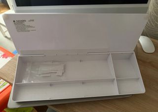 Organizador de escritorio blanco