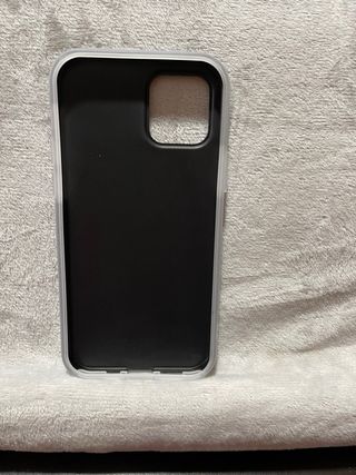 Funda móvil iPhone 12 gris MagSafe