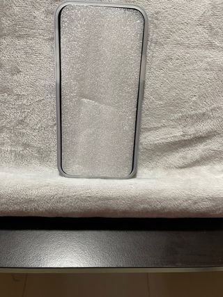 Funda móvil iPhone 12 gris MagSafe