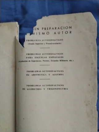 Libro problemas de matemáticas