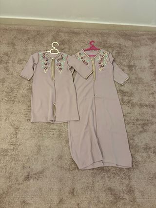 Kandoras florales para niñas (tallas 1-8 años)