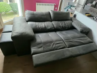 Divano elettrico reclinabile con poggiapiedi sollevabile