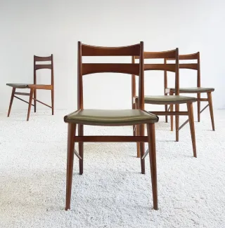 Set de 4 sillas MID CENTURY. Vintage 60s.