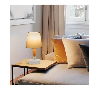 2 Lámparas de Mesa Aigostar Madera y Metal