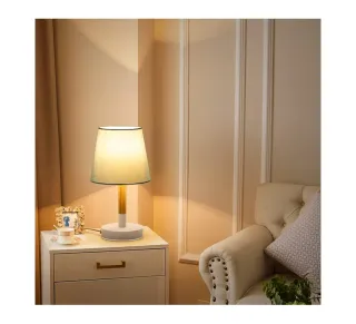 2 Lámparas de Mesa Aigostar Madera y Metal