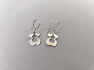 Pendientes Oso Tous Plata