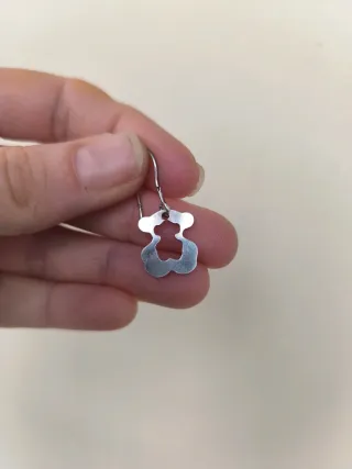 Pendientes Oso Tous Plata