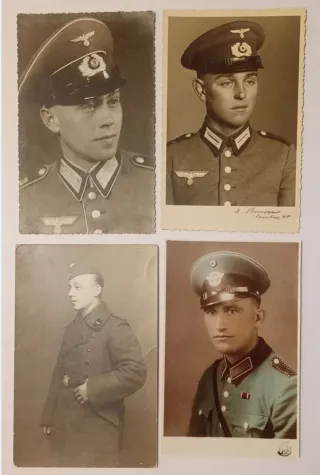 Militaria 10 Fotospostais III Reich Wehrmacht