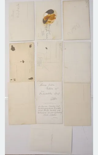 Militaria 10 Fotospostais III Reich Wehrmacht