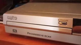 Reproductor DVD Sanyo Progressive Scan, Grabador.