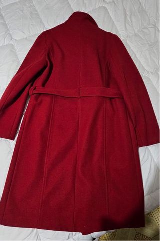 Cappotto lungo rosso taglia M/L