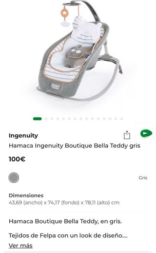 Hamaca bebe Ingenuity 0m-2.5 años