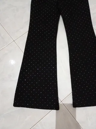 Pantaloni a zampa neri bimba taglia 13