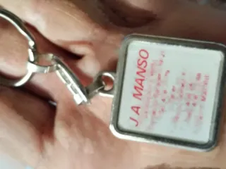 Llavero con foto de bebé y símbolo Citroen vintage