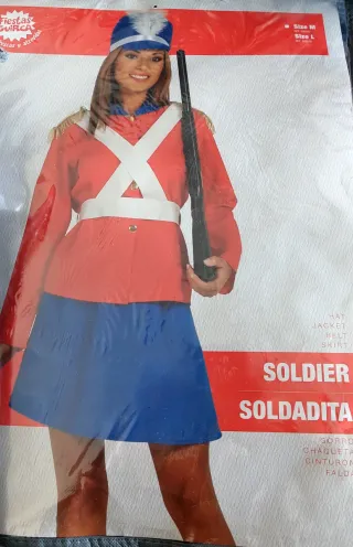 Disfraz Soldado Carnaval Talla M