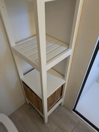 Mueble Estantería Baño Ikea Blanco