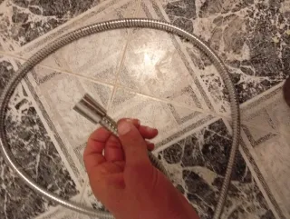 Alcachofa y tubo ducha metal