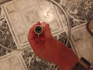 Alcachofa y tubo ducha metal