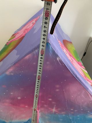 Casita infantil tienda campaña unicornios