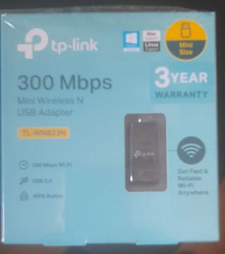 Adaptador WiFi TP-Link 300 Mbps Mini USB