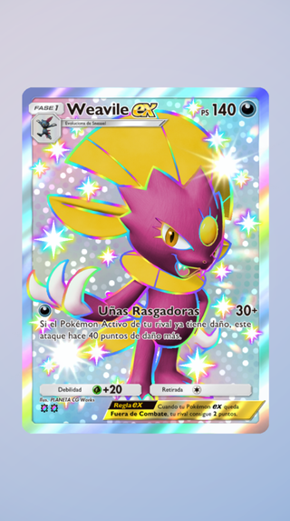 Cartas Pokémon EX Full Art