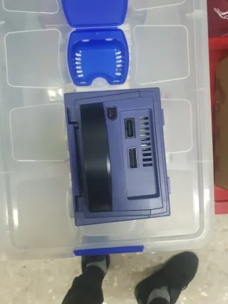 Consola Nintendo GameCube Morada + Mando