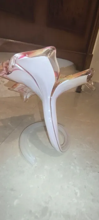 Centrotavola d' arredo vintage Vetro Colorato