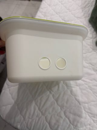 Escalón Ikea Blanco y Verde