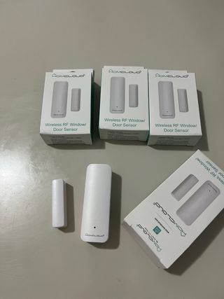 4x Sensori Porte Finestre Homcloud Bianchi