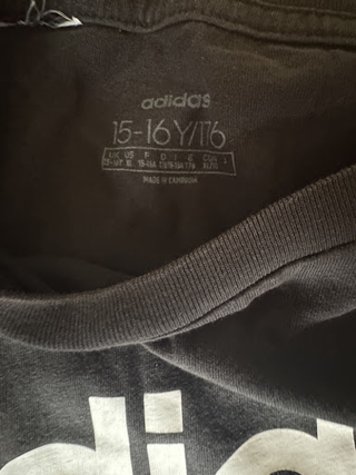 Camiseta Adidas Negra Talla M